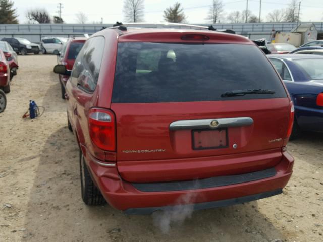 2C8GP64L35R505611 - 2005 CHRYSLER TOWN & COU RED photo 9