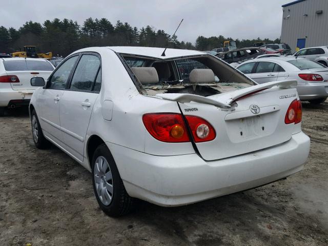 JTDBR32E840052569 - 2004 TOYOTA COROLLA CE WHITE photo 3