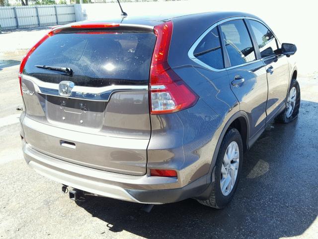 2HKRM3H54FH525202 - 2015 HONDA CR-V EX GRAY photo 4