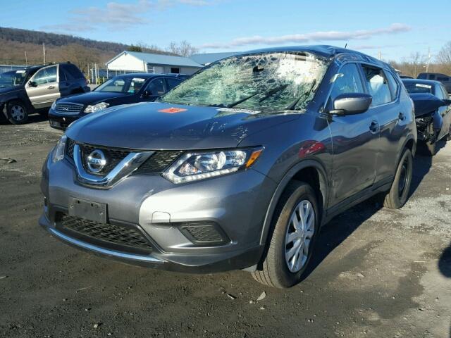 JN8AT2MV9GW139519 - 2016 NISSAN ROGUE S CHARCOAL photo 2