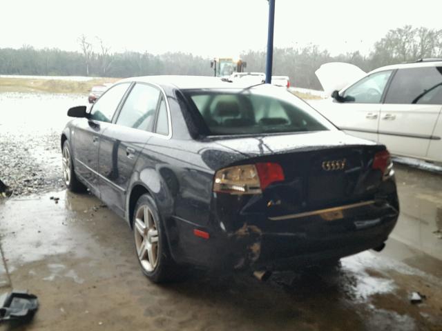 WAUAF78E26A223197 - 2006 AUDI A4 2 BLACK photo 3