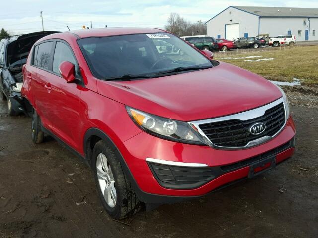 KNDPB3A29C7334386 - 2012 KIA SPORTAGE B RED photo 1