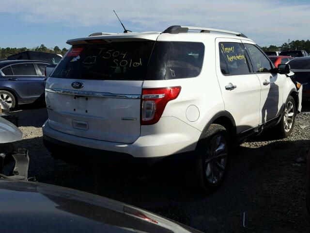 1FMHK7F9XCGA71497 - 2012 FORD EXPLORER L WHITE photo 4