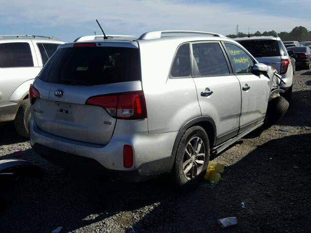 5XYKTCA60EG436210 - 2014 KIA SORENTO LX GRAY photo 4