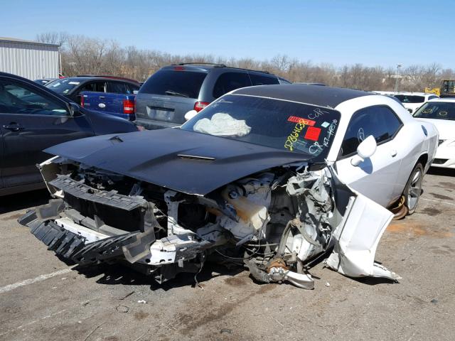 2C3CDZAG0FH758804 - 2015 DODGE CHALLENGER WHITE photo 2