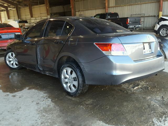 JHMCP26808C066042 - 2008 HONDA ACCORD EXL GRAY photo 3