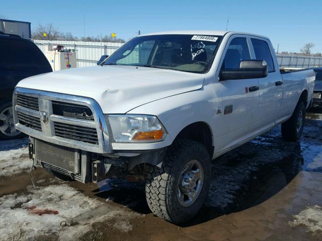 3C6UD5HL8CG225632 - 2012 DODGE RAM 2500 S WHITE photo 2