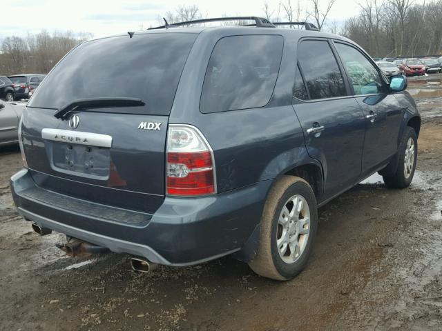 2HNYD18915H519667 - 2005 ACURA MDX TOURIN GRAY photo 4