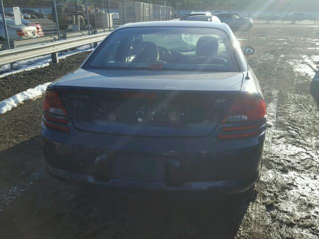 1B3EL46X55N696276 - 2005 DODGE STRATUS SX BLUE photo 9