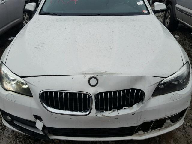 WBA5A5C59FD517125 - 2015 BMW 528 I WHITE photo 7