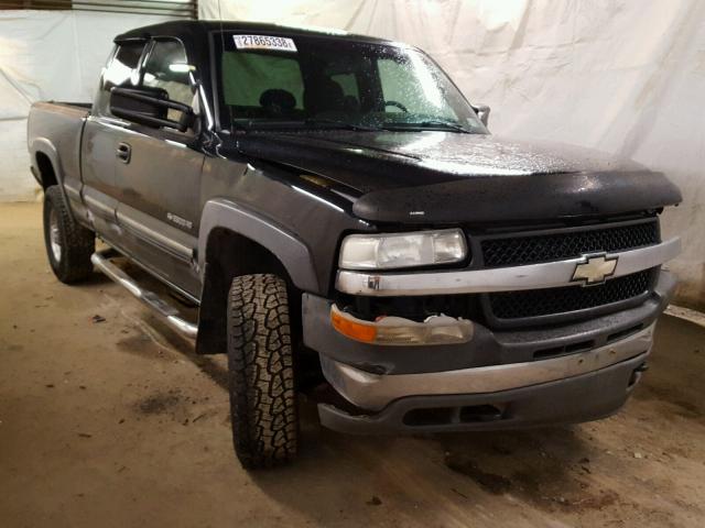 1GCHK29U12E234040 - 2002 CHEVROLET SILVERADO BLACK photo 1