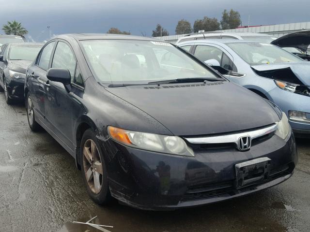 1HGFA16806L133229 - 2006 HONDA CIVIC EX შავი ფოტო 1