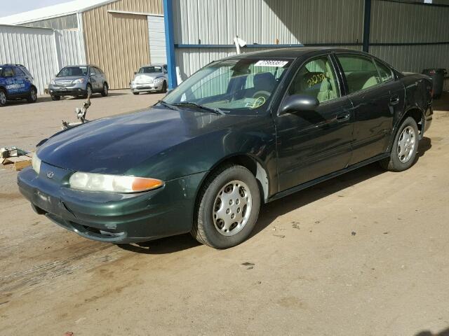 1G3NL52F52C267650 - 2002 OLDSMOBILE ALERO GL GREEN photo 2