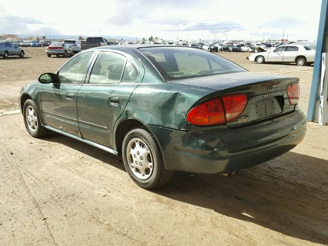 1G3NL52F52C267650 - 2002 OLDSMOBILE ALERO GL GREEN photo 3