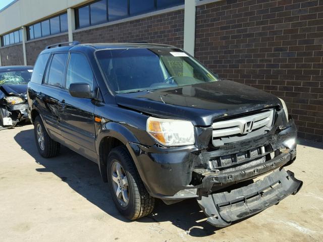 5FNYF18567B007358 - 2007 HONDA PILOT EXL BLACK photo 1