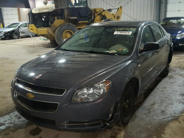 1G1ZG57B684300873 - 2008 CHEVROLET MALIBU LS ნაცრისფერი ფოტო 2