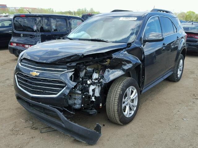 2GNFLFEK0H6282231 - 2017 CHEVROLET EQUINOX LT GRAY photo 2