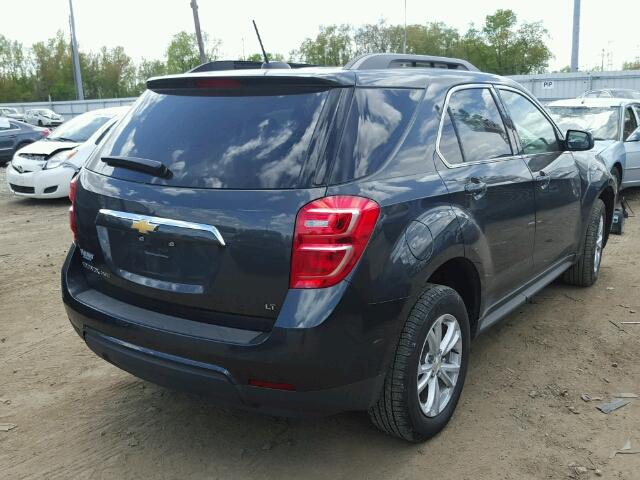 2GNFLFEK0H6282231 - 2017 CHEVROLET EQUINOX LT GRAY photo 4