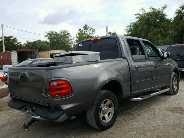 1FTRW07632KD29153 - 2002 FORD F150 SUPER GRAY photo 4