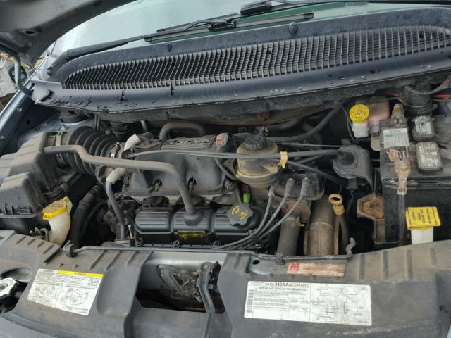 1D4GP24R55B245597 - 2005 DODGE GRAND CARA BLUE photo 7