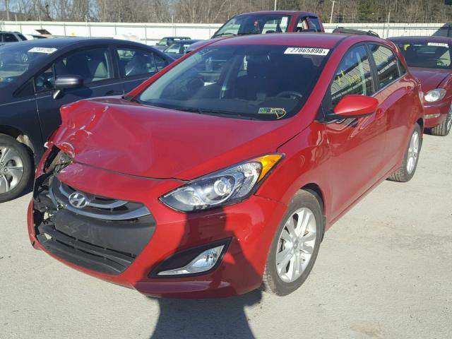 KMHD35LEXDU133355 - 2013 HYUNDAI ELANTRA GT RED photo 2