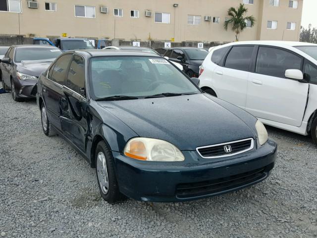 2HGEJ6676VH565576 - 1997 HONDA CIVIC LX GREEN photo 1