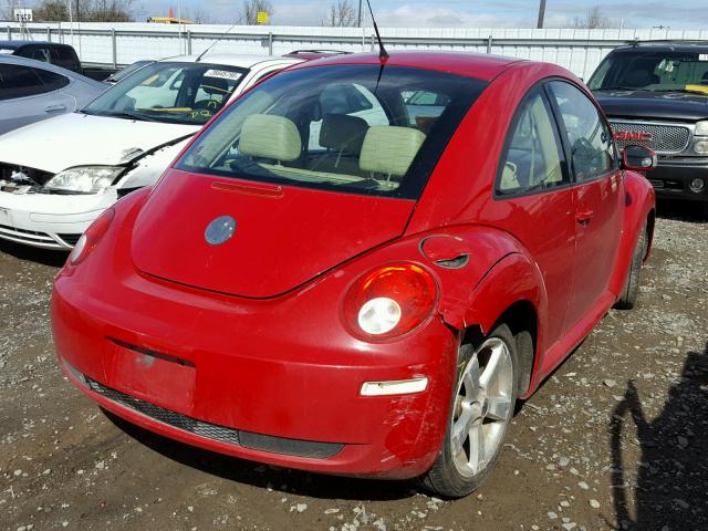 3VWSW31C17M502991 - 2007 VOLKSWAGEN NEW BEETLE 红色 照片 4