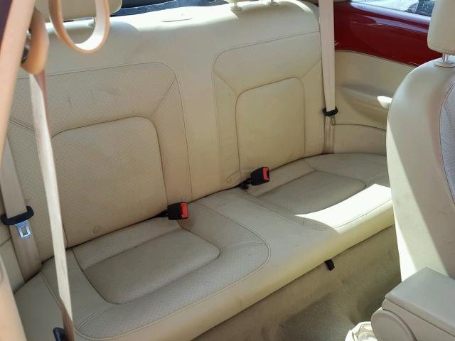 3VWSW31C17M502991 - 2007 VOLKSWAGEN NEW BEETLE 红色 照片 6