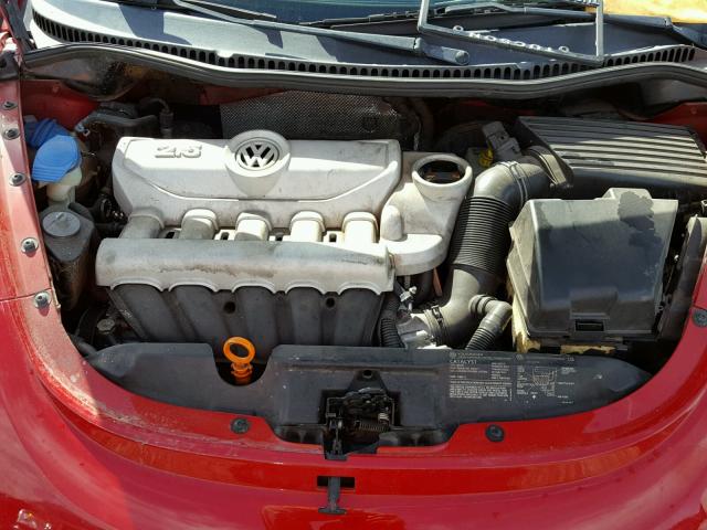 3VWSW31C17M502991 - 2007 VOLKSWAGEN NEW BEETLE 红色 照片 7