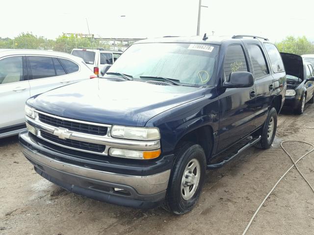 1GNEC13V96R133667 - 2006 CHEVROLET TAHOE C150 BLUE photo 2