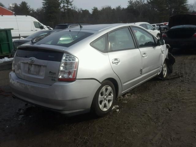 JTDKB20U393539838 - 2009 TOYOTA PRIUS SILVER photo 4