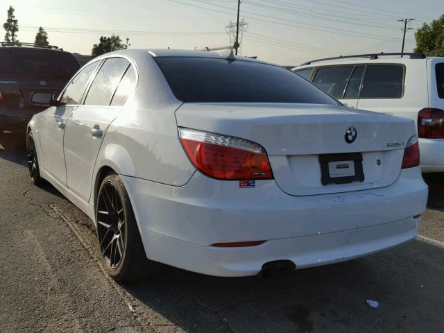 WBANW135X8CZ73170 - 2008 BMW 535 I WHITE photo 3