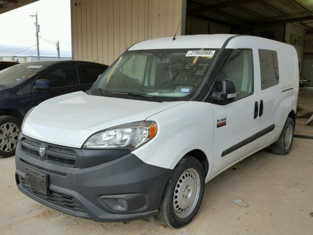 ZFBERFAT0F6A68477 - 2015 RAM PROMASTER WHITE photo 2