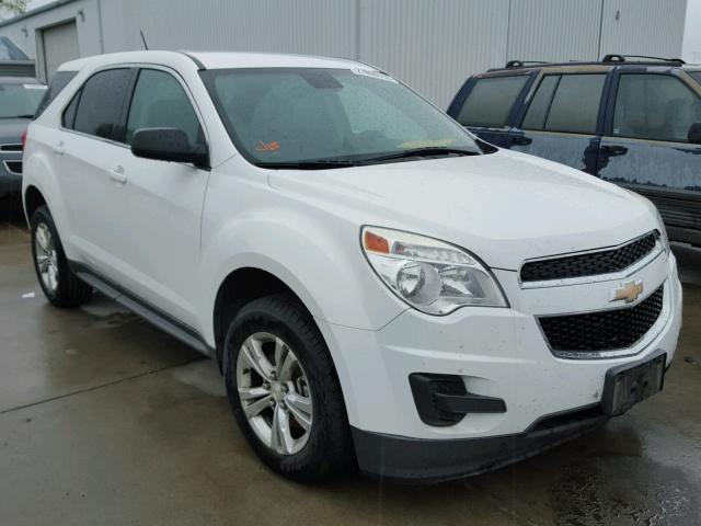 2GNALAEK5E6191593 - 2014 CHEVROLET EQUINOX LS WHITE photo 1