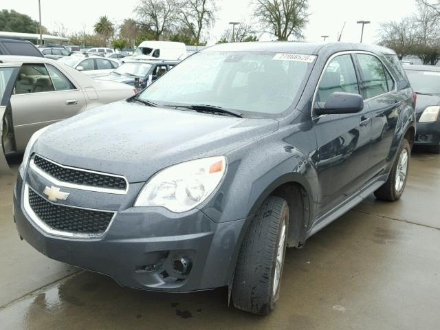 2CNFLCEW1A6348717 - 2010 CHEVROLET EQUINOX LS CHARCOAL photo 2