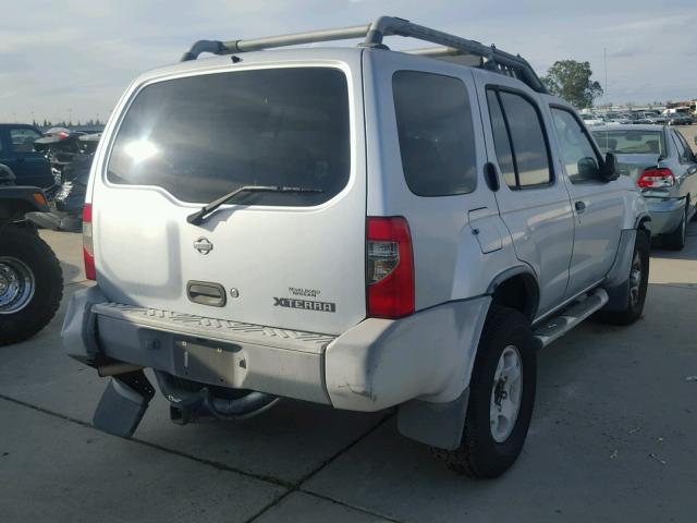 5N1ED28YXYC538565 - 2000 NISSAN XTERRA XE SILVER photo 4