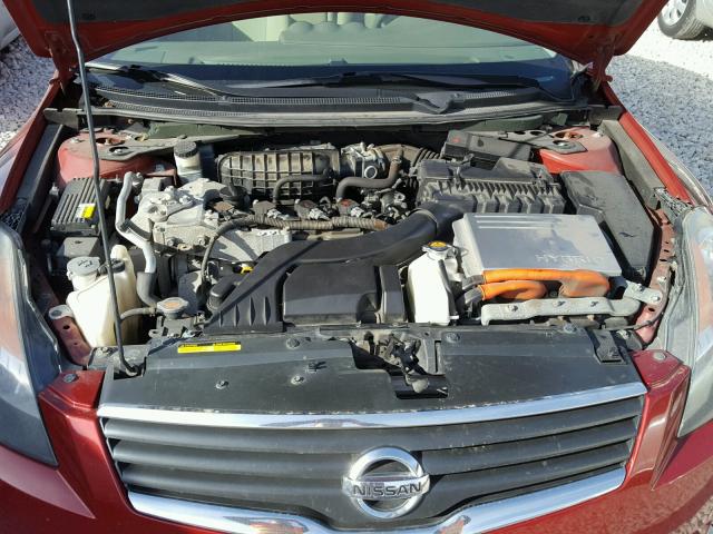 1N4CL21E57C199863 - 2007 NISSAN ALTIMA HYB RED photo 7