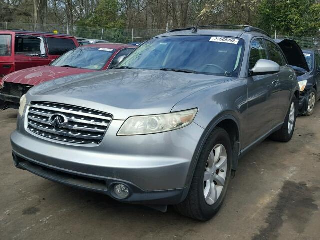 JNRAS08W94X222279 - 2004 INFINITI FX35 GRAY photo 2