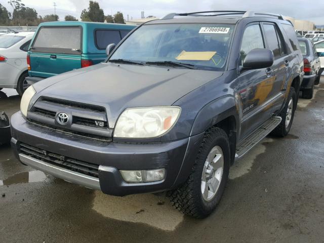 JTEBT17R930015588 - 2003 TOYOTA 4RUNNER LI CHARCOAL photo 2