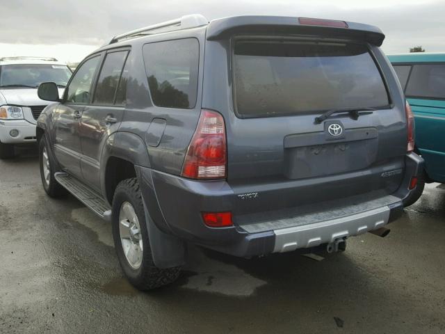 JTEBT17R930015588 - 2003 TOYOTA 4RUNNER LI CHARCOAL photo 3