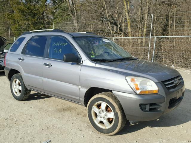 KNDJF724987498973 - 2008 KIA SPORTAGE L GRAY photo 1