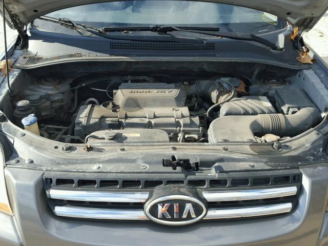 KNDJF724987498973 - 2008 KIA SPORTAGE L GRAY photo 7