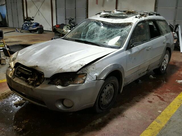 4S4BP62C567313586 - 2006 SUBARU LEGACY OUT SILVER photo 2