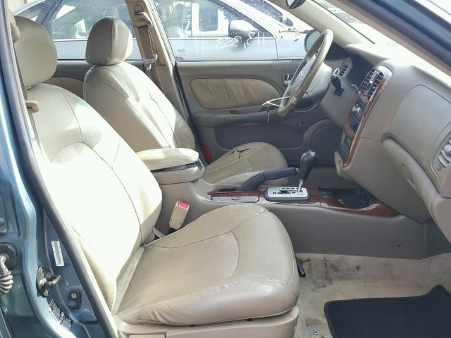 KMHWF35H85A155689 - 2005 HYUNDAI SONATA GLS GREEN photo 5