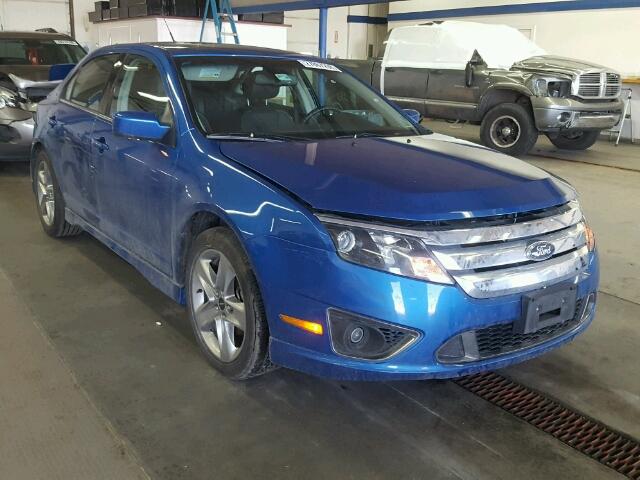 3FAHP0DC7BR109079 - 2011 FORD FUSION SPO BLUE photo 1