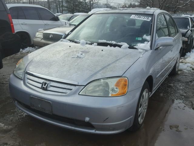 2HGES26753H520485 - 2003 HONDA CIVIC EX SILVER photo 2