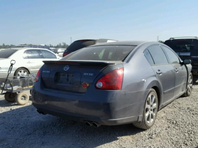 1N4BA41E57C824047 - 2007 NISSAN MAXIMA SE GRAY photo 4