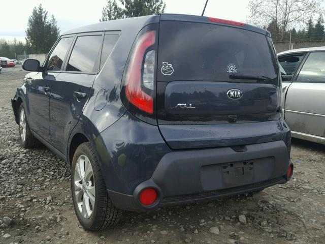 KNDJP3A53E7033567 - 2014 KIA SOUL + BLUE photo 3