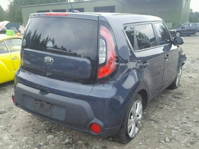 KNDJP3A53E7033567 - 2014 KIA SOUL + BLUE photo 4