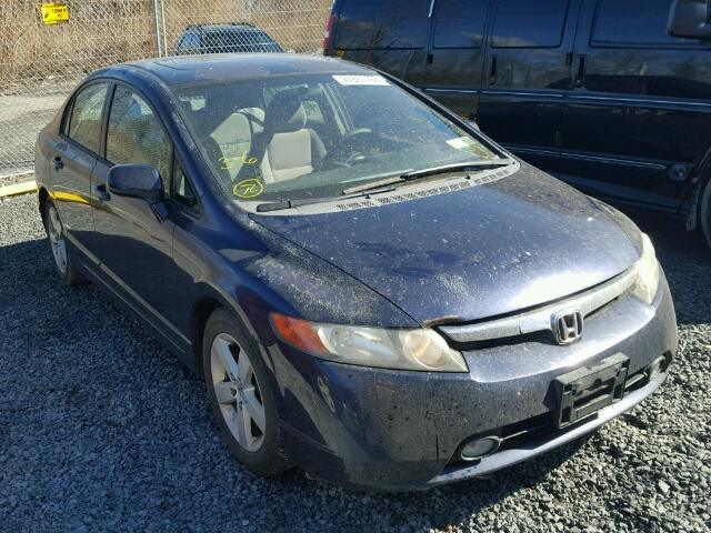 2HGFA168X6H527026 - 2006 HONDA CIVIC EX BLUE photo 1